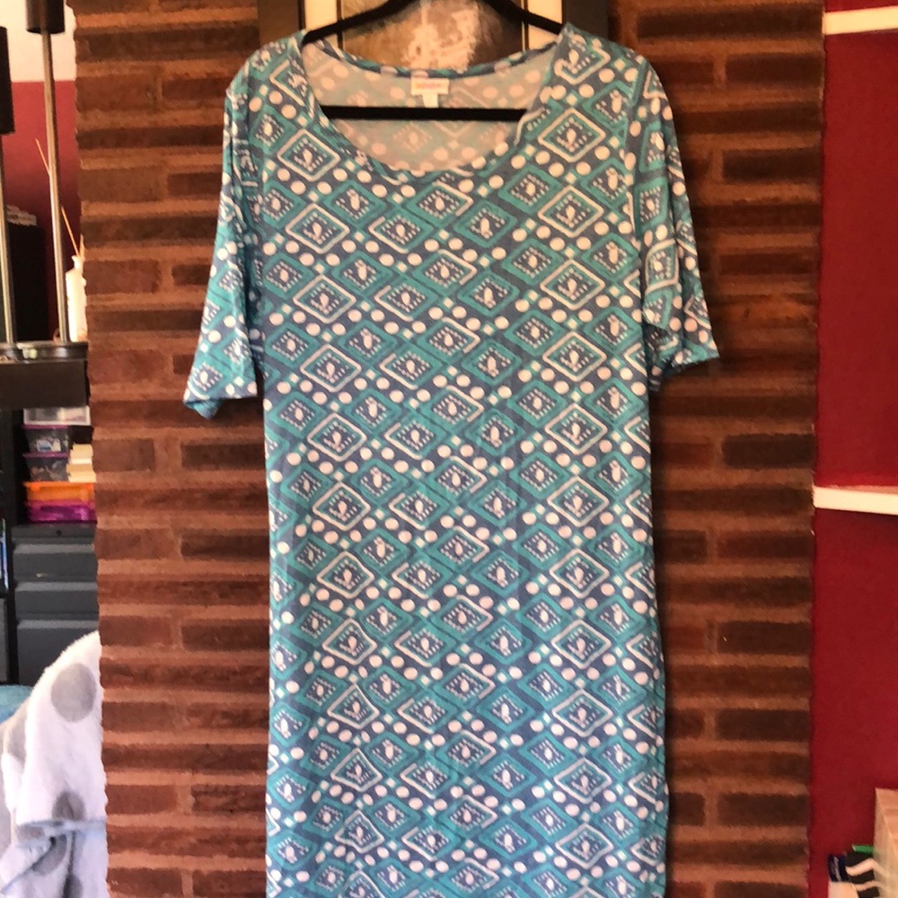 Lularoe Julia dress. Ultra soft T-shirt material.